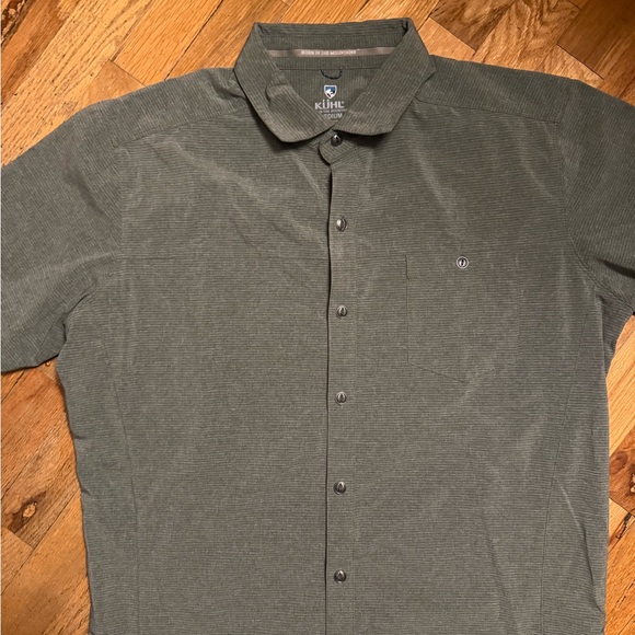 Kuhl Men's Olive Button Down Shirt - Picture 1 of 5